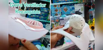 Emprendedora peruana impacta en redes al vender gorro ventilador para el intenso verano Emprendedora peruana impacta en redes al vender gorro ventilador para el intenso verano