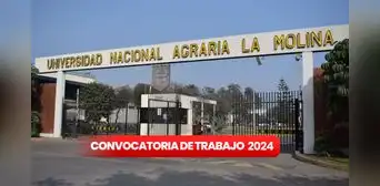 Trabaja en la Universidad Agraria de La Molina: conoce los REQUISITOS y plazas disponibles Trabaja en la Universidad Agraria de La Molina: conoce los REQUISITOS y plazas disponibles