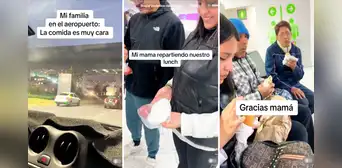 Prepara sándwiches y los lleva al aeropuerto para comérselos mientras esperan su vuelo: “Ahorro es progreso”