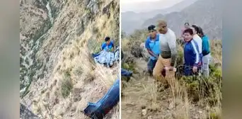 Caída de colectivo a barranco en la carretera Tacna-Tarata dejó 2 fallecidos y 3 heridos