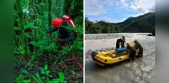 A 4 sube cifra de fallecidos tras caída de camioneta a río en Oxapampa: 3 siguen desaparecidos
