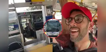 Venezolano usa el bus del Metropolitano tras visitar Perú por primera vez y se sorprende: “No hay tráfico” Venezolano usa el bus del Metropolitano tras visitar Perú por primera vez y se sorprende: “No hay tráfico”