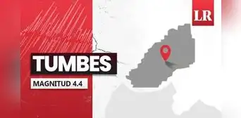 Temblor de magnitud 4.4 se registró hoy en Tumbes, según IGP Temblor de magnitud 4.4 se registró hoy en Tumbes, según IGP
