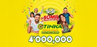 La Tinka resultados EN VIVO del sorteo del domingo 7 de enero de 2024 La Tinka resultados EN VIVO del sorteo del domingo 7 de enero de 2024