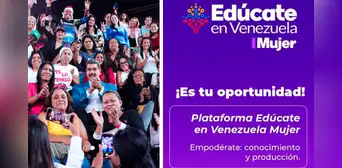 Edúcate en Venezuela Mujer: ¿cómo registrarse en línea al programa? | GUÍA FÁCIL