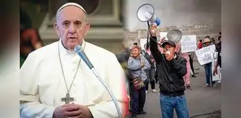 Papa Francisco se muestra preocupado por deterioro de la democracia en el país: "Pienso en el Perú" Papa Francisco se muestra preocupado por deterioro de la democracia en el país: "Pienso en el Perú"