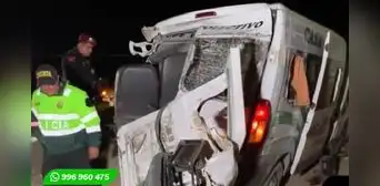 Tragedia en La Libertad: choque entre miniván y camión deja 5 fallecidos y 10 heridos Tragedia en La Libertad: choque entre miniván y camión deja 5 fallecidos y 10 heridos
