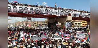 Colocan fotografías de asesinados en manifestaciones contra el Gobierno en Juliaca: “Rostros de la protesta” Colocan fotografías de asesinados en manifestaciones contra el Gobierno en Juliaca: “Rostros de la protesta”
