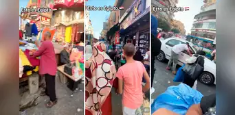 Peruano visita El Cairo y queda atónito por gran cantidad de comercio ambulante: “Parece Gamarra”