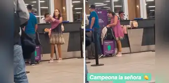 Mujer saca ropa de su maleta y se la pone encima para evitar pagar sobrecosto en aeropuerto del Perú