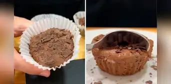 ¿Cómo realizar un postre de chocolate con 2 ingredientes?