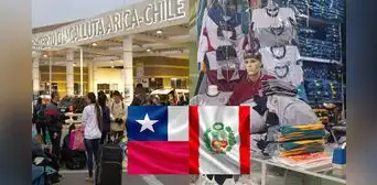 Chilenos cruzan hacia el Perú para comprar uniformes escolares de sus hijos en Tacna Chilenos cruzan hacia el Perú para comprar uniformes escolares de sus hijos en Tacna