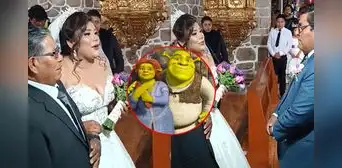 Novia le cantó icónica canción de la película ‘Shrek’ a su futuro esposo en el altar Novia le cantó icónica canción de la película ‘Shrek’ a su futuro esposo en el altar