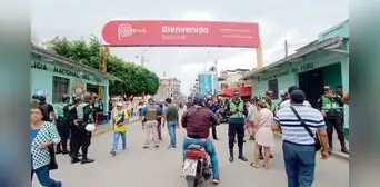 Contingente de 500 policías resguarda frontera con Ecuador Contingente de 500 policías resguarda frontera con Ecuador
