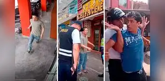 Cieneguilla: cocinero de chifa amenaza con machete a trabajadores de barbería Cieneguilla: cocinero de chifa amenaza con machete a trabajadores de barbería