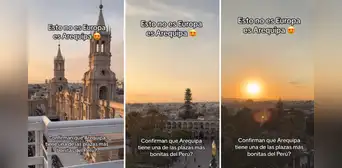 Joven visita Arequipa y queda impresionado con las calles de la Ciudad Blanca: “Parece Europa” Joven visita Arequipa y queda impresionado con las calles de la Ciudad Blanca: “Parece Europa”