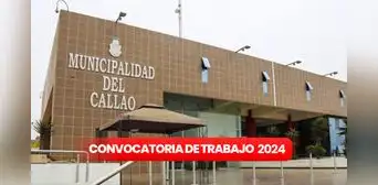 ¡Más de 1.500 empleos! Municipalidad del Callao abre convocatoria de trabajo con sueldos de hasta S/3.500 ¡Más de 1.500 empleos! Municipalidad del Callao abre convocatoria de trabajo con sueldos de hasta S/3.500