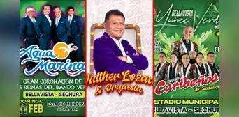 Walther Lozada, Agua Marina y La Única Tropical estarán en los carnavales de Piura: ¿cuándo serán? Walther Lozada, Agua Marina y La Única Tropical estarán en los carnavales de Piura: ¿cuándo serán?