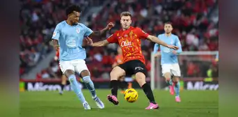 Con Renato Tapia, Celta de Vigo igualó 1-1 con Mallorca y sigue comprometido con el descenso