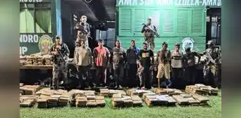Loreto: capturan a 7 narcos colombianos y un brasileño con 1.5 toneladas de marihuana 'creepy'