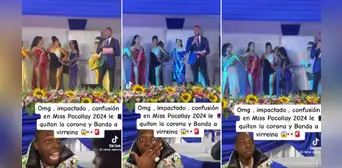 ¡Alboroto en Tacna! Le quitan corona y banda a miss Virreina 2024 tras confusión en la organización ¡Alboroto en Tacna! Le quitan corona y banda a miss Virreina 2024 tras confusión en la organización