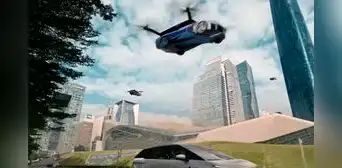 El auto volador existe: tiene 4 hélices ocultas que lo hacen despegar y evitar el tráfico El auto volador existe: tiene 4 hélices ocultas que lo hacen despegar y evitar el tráfico