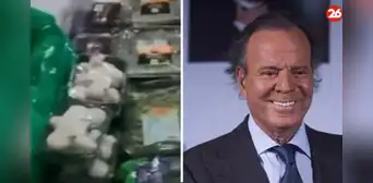 Julio Iglesias es retenido en un aeropuerto de Latinoamérica por llevar 42 kilos de comida en maleta