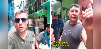 Peruano salva a youtuber sudafricano que iba ser atacado en peligroso barrio de Argentina Peruano salva a youtuber sudafricano que iba ser atacado en peligroso barrio de Argentina