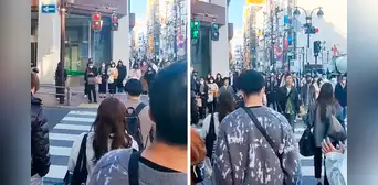 Argentino se queda atónito por EDUCACIÓN VIAL DE JAPONESES: “Aunque no pase ningún carro, no cruzan la pista” Argentino se queda atónito por EDUCACIÓN VIAL DE JAPONESES: “Aunque no pase ningún carro, no cruzan la pista”