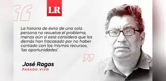 Pobres porque queremos, por José Ragas