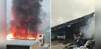 Moquegua: reportan incendio de gran magnitud en un almacén del sector Yaracachi Moquegua: reportan incendio de gran magnitud en un almacén del sector Yaracachi