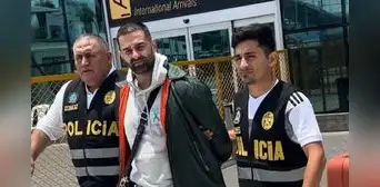 PNP captura en el aeropuerto Jorge Chávez a ciudadano albanés buscado por la justicia francesa PNP captura en el aeropuerto Jorge Chávez a ciudadano albanés buscado por la justicia francesa