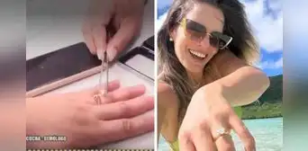 Alejandra Baigorria: ¿cuánto habría costado el lujoso anillo de compromiso que le dio Said Palao? Alejandra Baigorria: ¿cuánto habría costado el lujoso anillo de compromiso que le dio Said Palao?