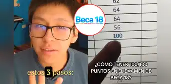 ¿Cómo aprobar el examen de Beca 18 con puntaje perfecto? Estudiante peruano revela sus mejores tips ¿Cómo aprobar el examen de Beca 18 con puntaje perfecto? Estudiante peruano revela sus mejores tips