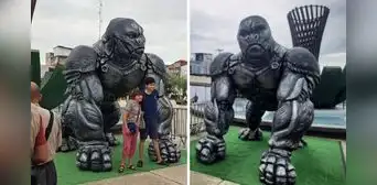 ¡Los Transformers siguen en Perú! Construyen enorme escultura de Optimus Primal en Tarapoto ¡Los Transformers siguen en Perú! Construyen enorme escultura de Optimus Primal en Tarapoto