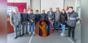 Estudiantes de Pasco crean prótesis de antebrazo y mano 3D y los donan a joven con discapacidad