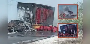 Camión repleto con cajas de cervezas se incendia en carretera de Piura: ¿qué ocurrió? Camión repleto con cajas de cervezas se incendia en carretera de Piura: ¿qué ocurrió?
