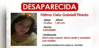 VMT: escolar lleva 15 días desaparecida y madre sospecha que fue secuestrada