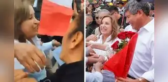 Dina Boluarte es recibida en medio de insultos y pifias en inicio de obra: "Ayacucho te repudia" Dina Boluarte es recibida en medio de insultos y pifias en inicio de obra: "Ayacucho te repudia"
