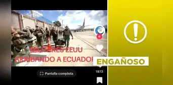 Ecuador: este video de movilización no muestra a “militares de EE. UU. arribando” al país vecino Ecuador: este video de movilización no muestra a “militares de EE. UU. arribando” al país vecino