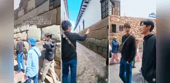 Coreanos visitan Cusco y se impresionan con piedra de 12 ángulos: “Peruano muy inteligente” Coreanos visitan Cusco y se impresionan con piedra de 12 ángulos: “Peruano muy inteligente”