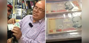¿Por qué estos billetes de S/10 y S/20 valen hasta S/300? Coleccionista peruano sorprende con su respuesta
