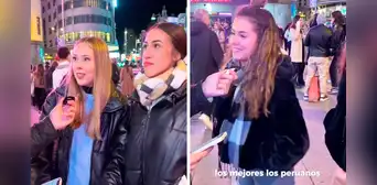 Youtuber pregunta sobre personajes de Perú a españolas y respuesta deja atónitos a miles