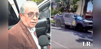 Nicanor Boluarte: patrullero de la PNP resguarda vivienda de hermano de Dina Boluarte Nicanor Boluarte: patrullero de la PNP resguarda vivienda de hermano de Dina Boluarte