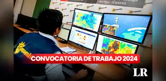 Trabaja en Senamhi: postula a puestos de trabajo CAS en Cusco, Puno y Junín con sueldo de hasta S/6.000 Trabaja en Senamhi: postula a puestos de trabajo CAS en Cusco, Puno y Junín con sueldo de hasta S/6.000