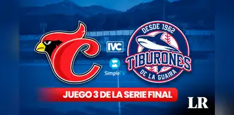 [IVC y Simple TV EN VIVO] Tiburones vs. Cardenales por la Serie Final de la LVBP: horario y canal de transmisión