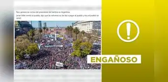 Foto no corresponde al paro nacional en Argentina contra las reformas de Milei Foto no corresponde al paro nacional en Argentina contra las reformas de Milei