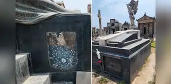 Presbítero Maestro: roban tumbas y lápidas de personajes ilustres del famoso cementerio Presbítero Maestro: roban tumbas y lápidas de personajes ilustres del famoso cementerio