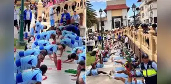 Deportivo Garcilaso entrenó en plaza de Armas en Cajamarca: “Nada ni nadie nos para” Deportivo Garcilaso entrenó en plaza de Armas en Cajamarca: “Nada ni nadie nos para”