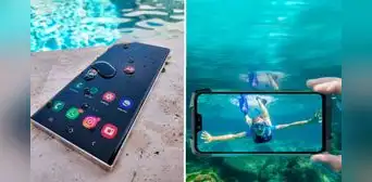 ¿Cuál es la diferencia entre un celular 'acuático' y uno resistente al agua?